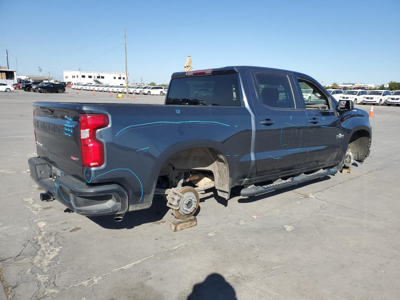 2021 Chevrolet Silverado C1500 Rst VIN: 1GCPWDED5MZ392314 Lot: 75276924