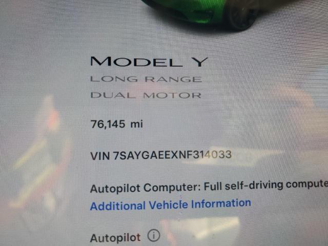 7SAYGAEEXNF314033 Tesla Model Y  9