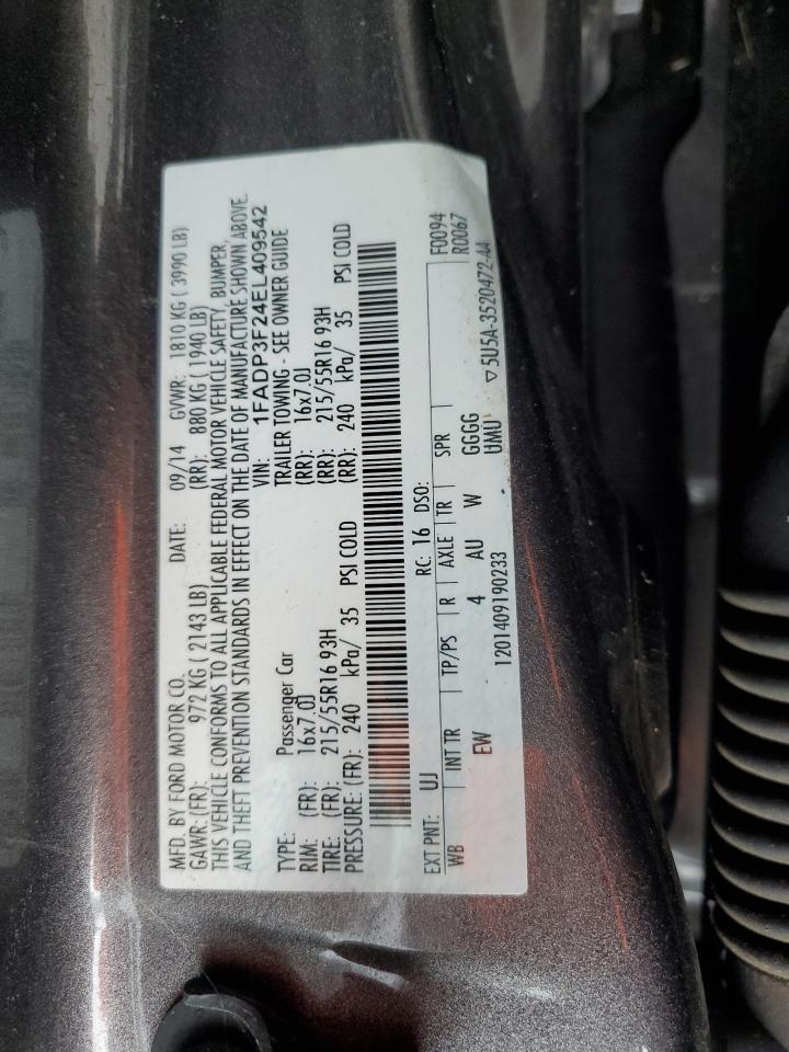 1FADP3F24EL409542 2014 Ford Focus Se