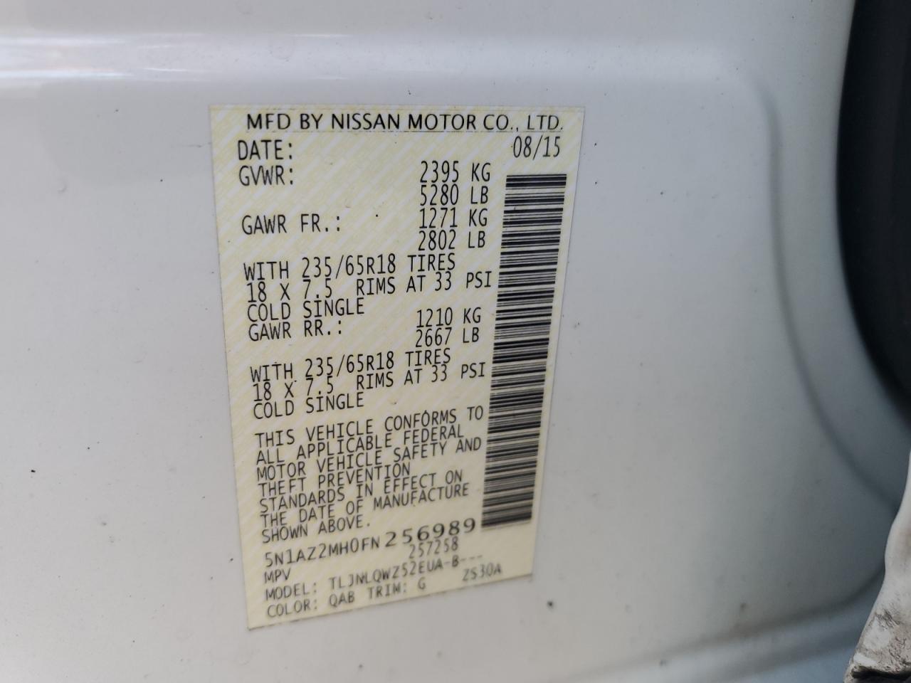 2015 Nissan Murano - Image 15