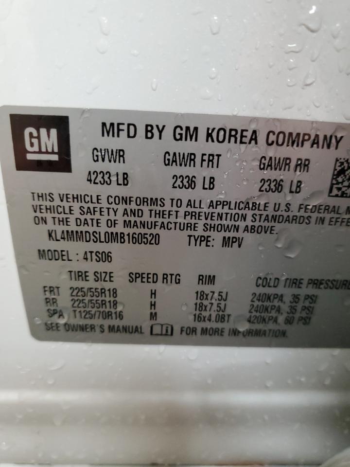 VIN KL4MMDSL0MB160520 2021 BUICK ENCORE no.13