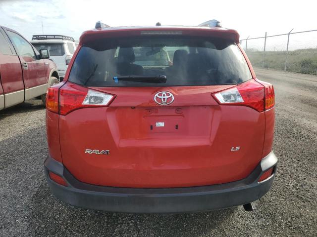  TOYOTA RAV4 2015 Червоний