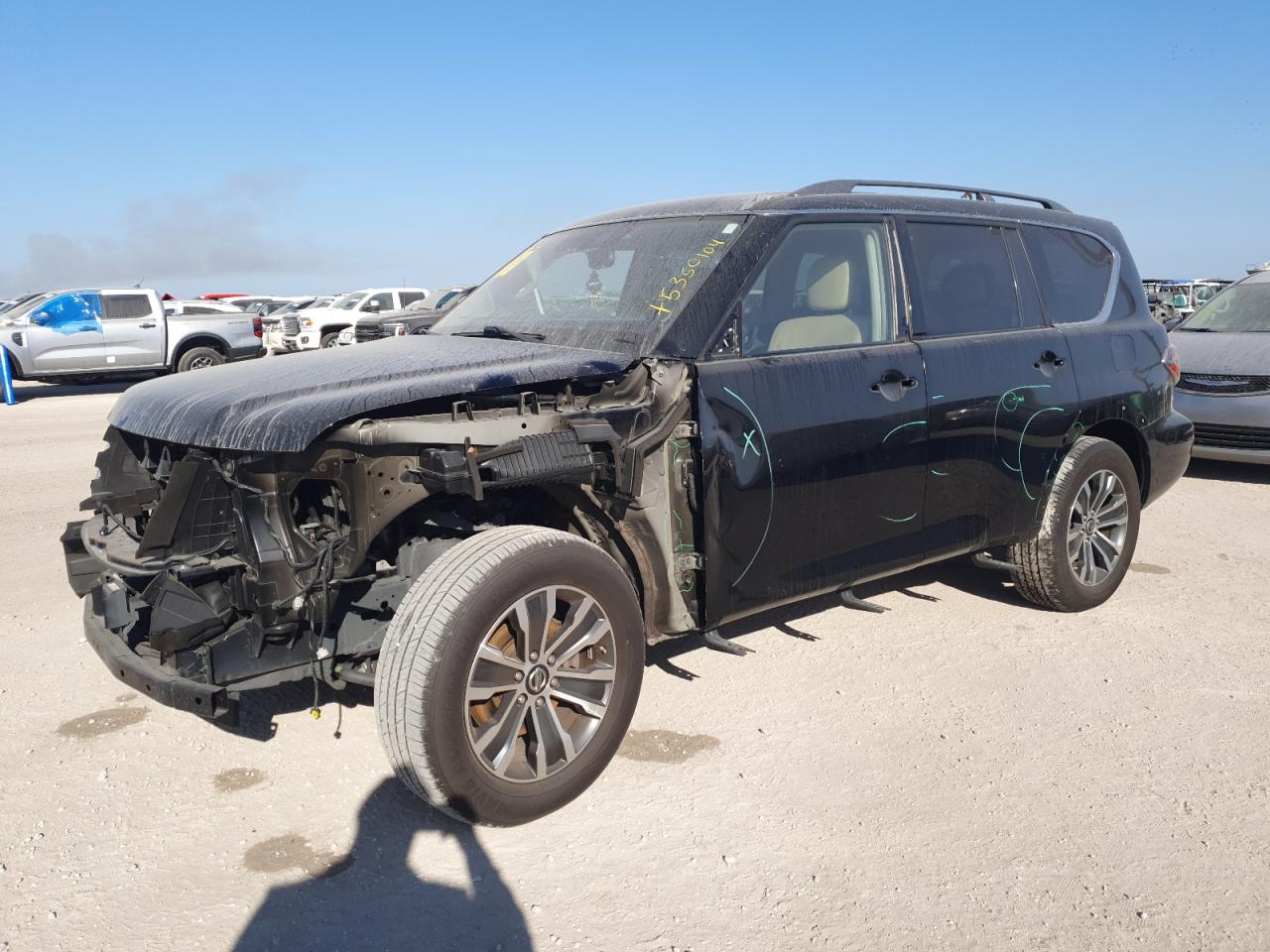 2019 Nissan Armada Sv VIN: JN8AY2ND8K9091039 Lot: 75350104