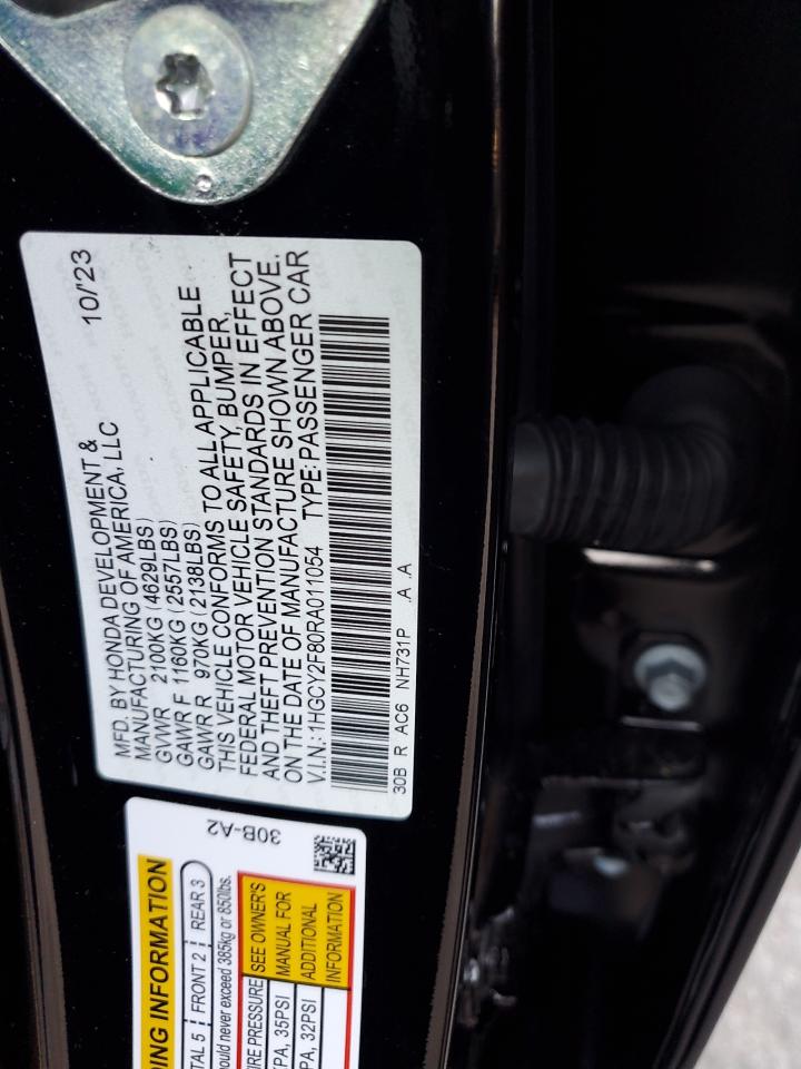 1HGCY2F80RA011054 2024 Honda Accord Touring Hybrid