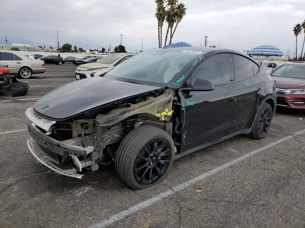 2021 Tesla Model Y VIN: 5YJYGDEE7MF284860 Lot: 76011024