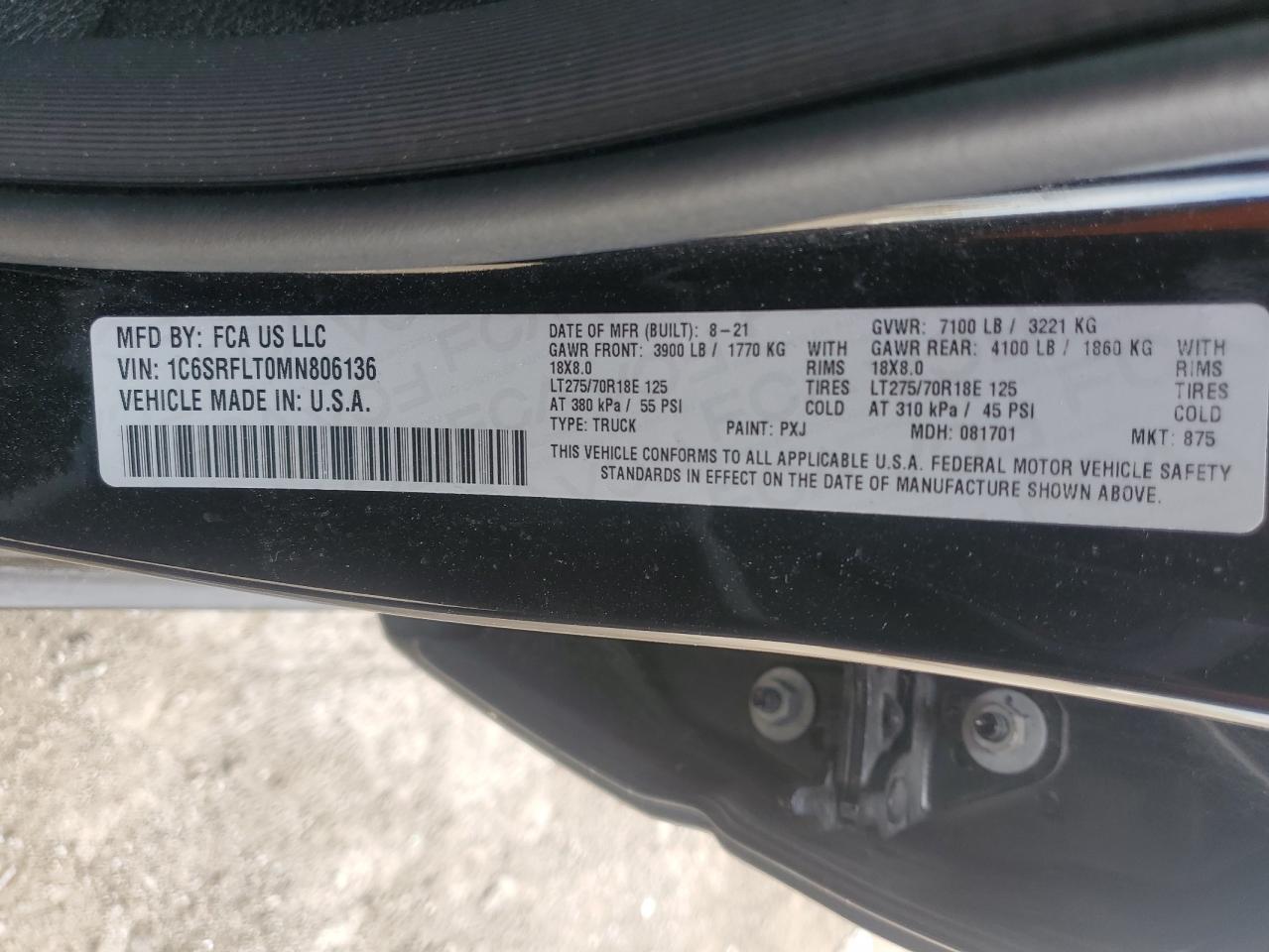 2021 RAM 1500 - Image 13