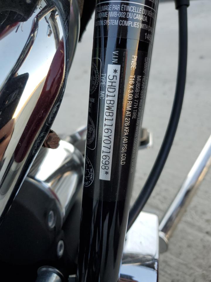 2006 Harley-Davidson Flstci VIN: 5HD1BWB116Y071698 Lot: 77269054