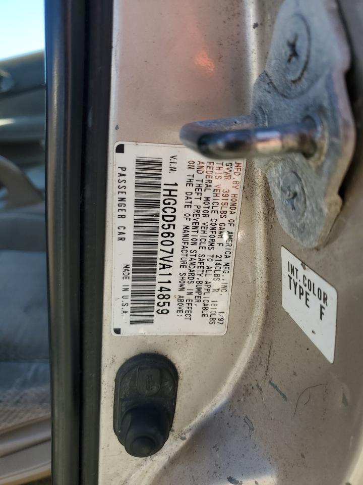 1HGCD5607VA114859 1997 Honda Accord Se