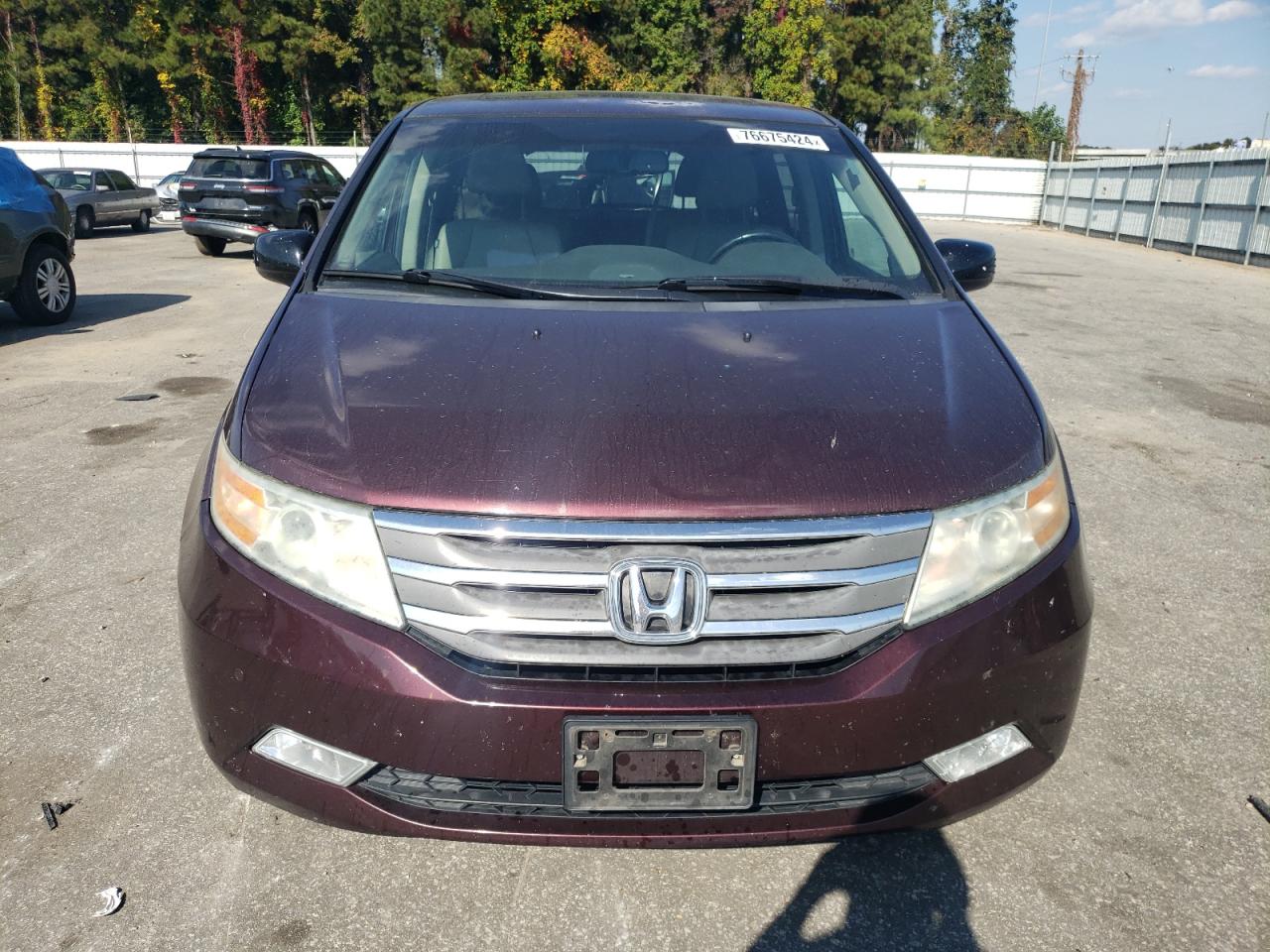 2012 Honda Odyssey Touring VIN: 5FNRL5H90CB022178 Lot: 76675424