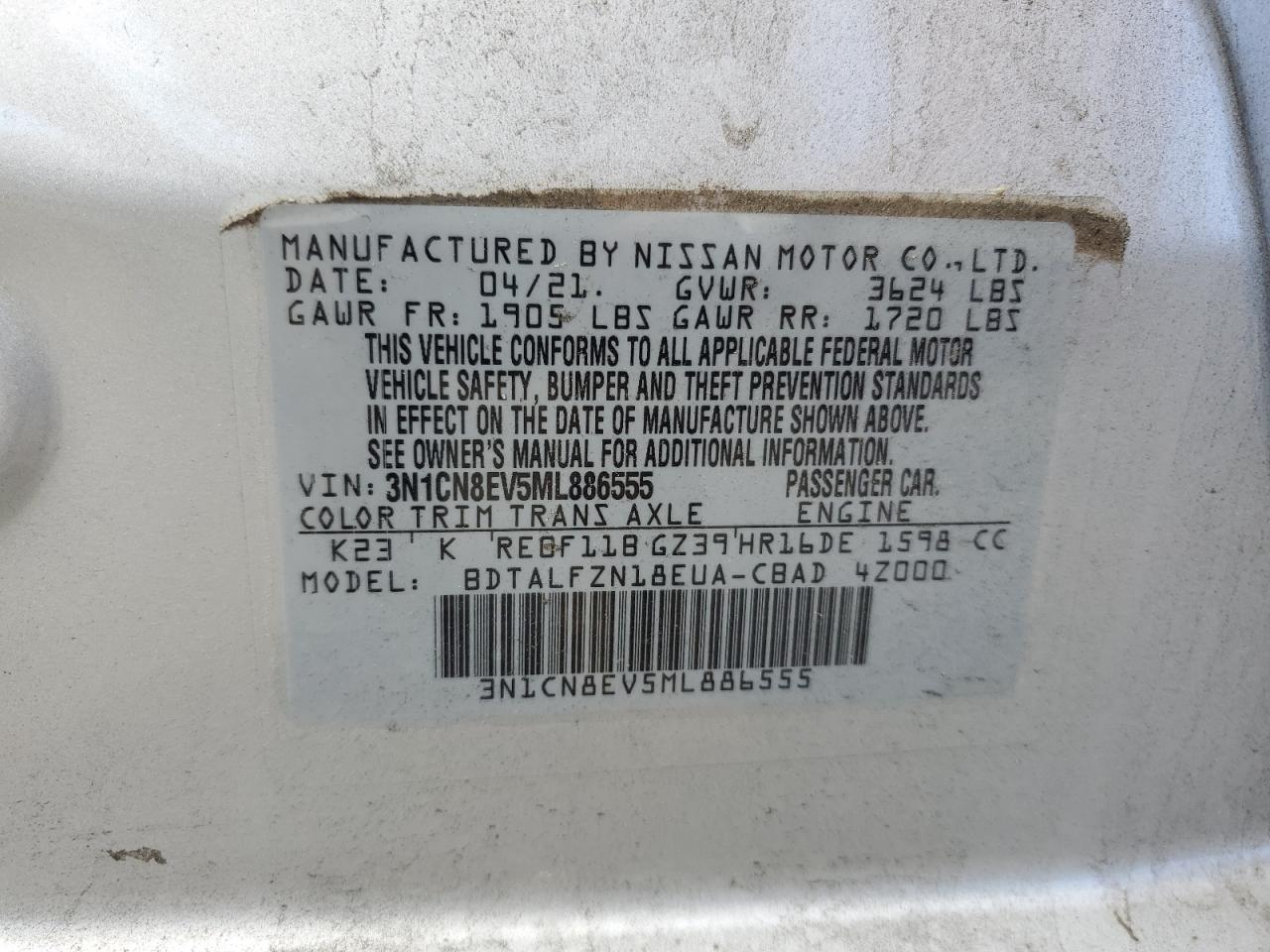 2021 Nissan Versa - Image 12