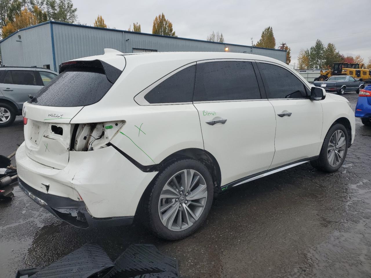 VIN 5FRYD3H56HB008608 2017 ACURA MDX no.3