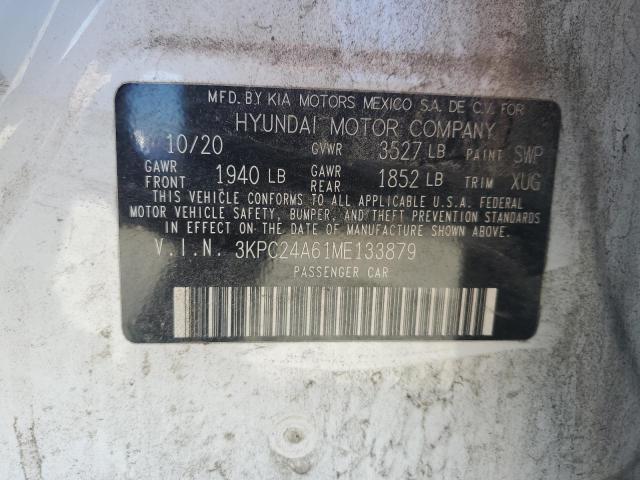 3KPC24A61ME133879 Hyundai Accent SE 12