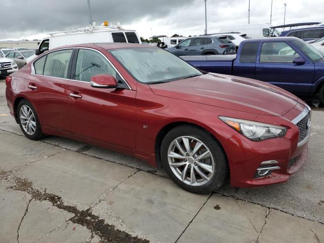  INFINITI Q50 2015 Червоний