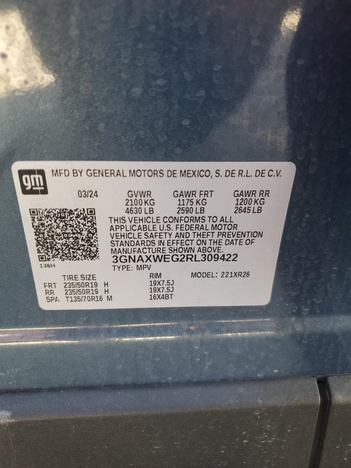 VIN 3GNAXWEG2RL309422 2024 CHEVROLET EQUINOX no.14