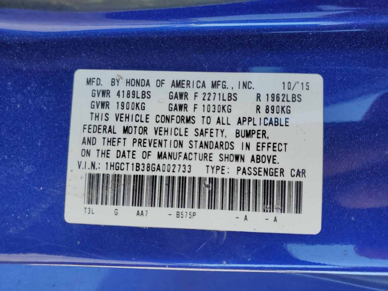 2016 Honda Accord - Image 14