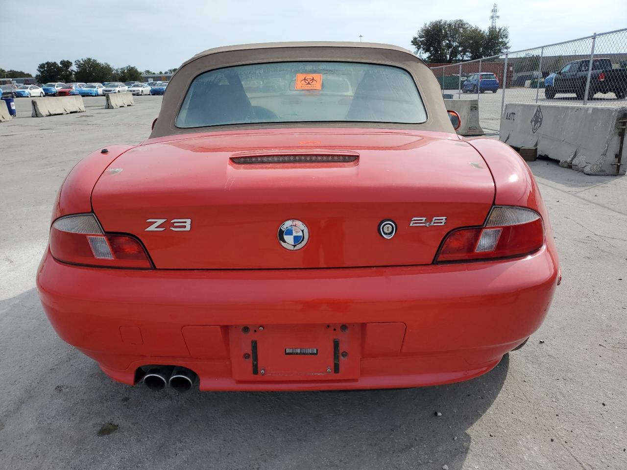 2000 BMW Z3 2.8 VIN: 4USCH3345YLF42546 Lot: 78143144