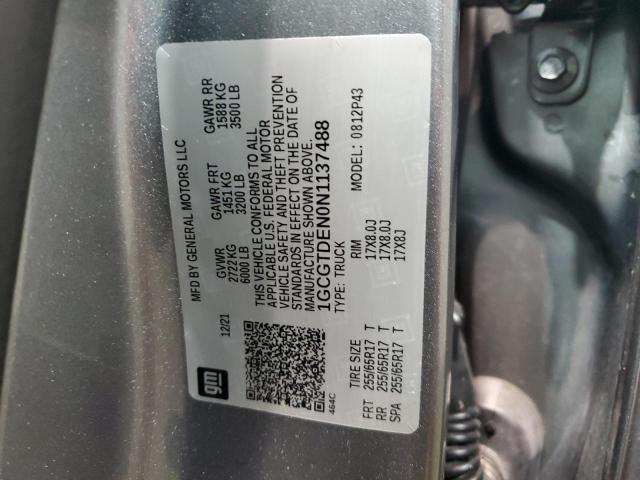 1GCGTDEN0N1137488 Chevrolet Colorado Z 12