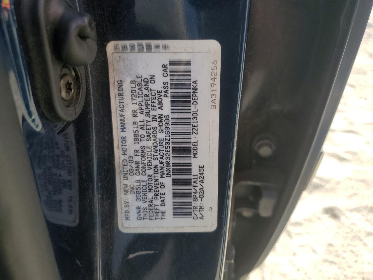 2003 Toyota Corolla - Image 14