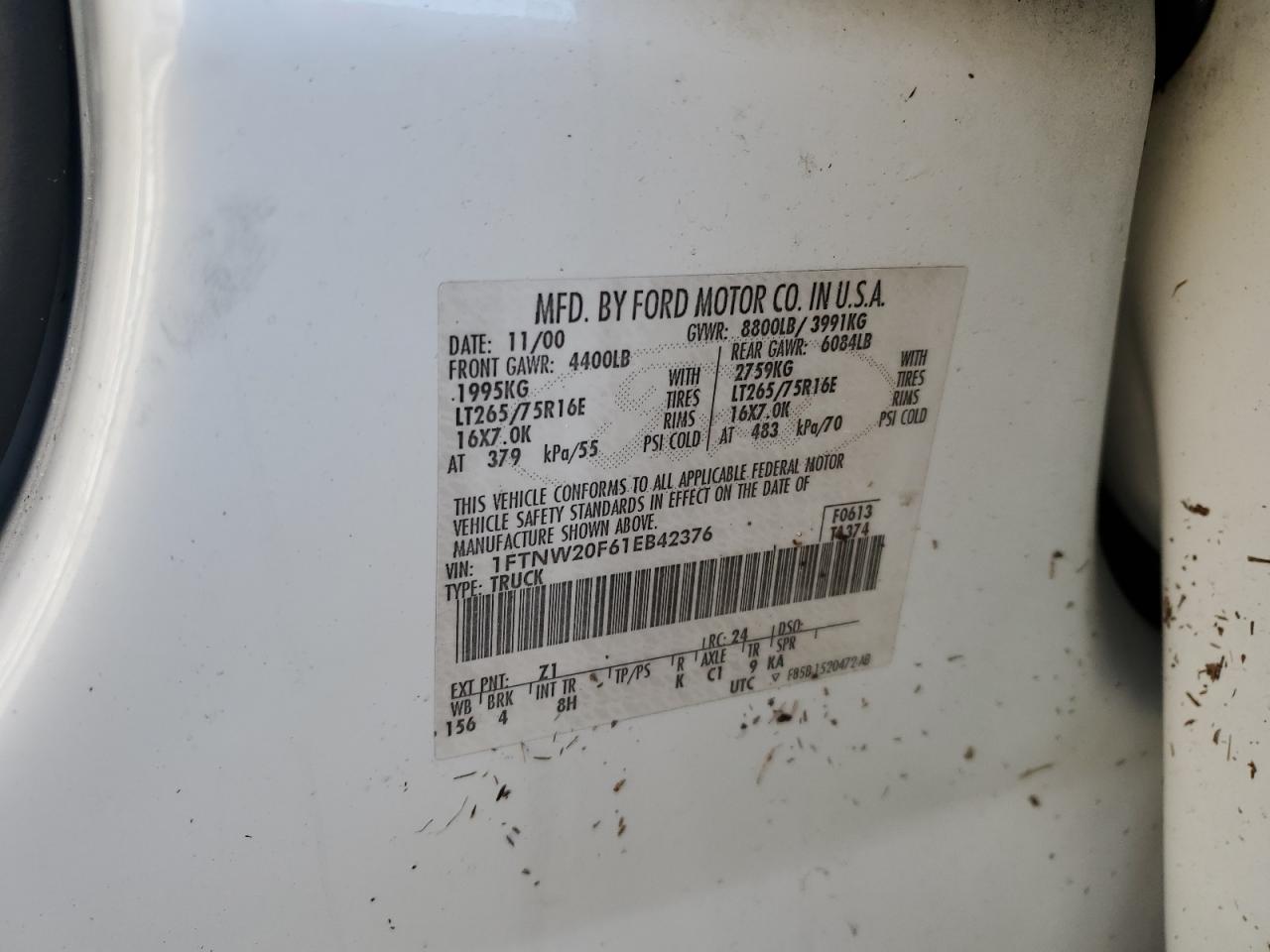 2001 Ford F250 - Image 14