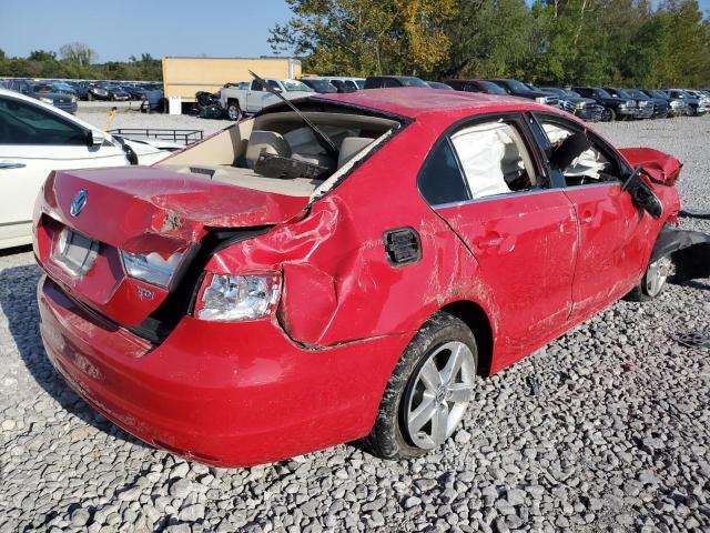 Sedans VOLKSWAGEN JETTA 2013 Czerwony