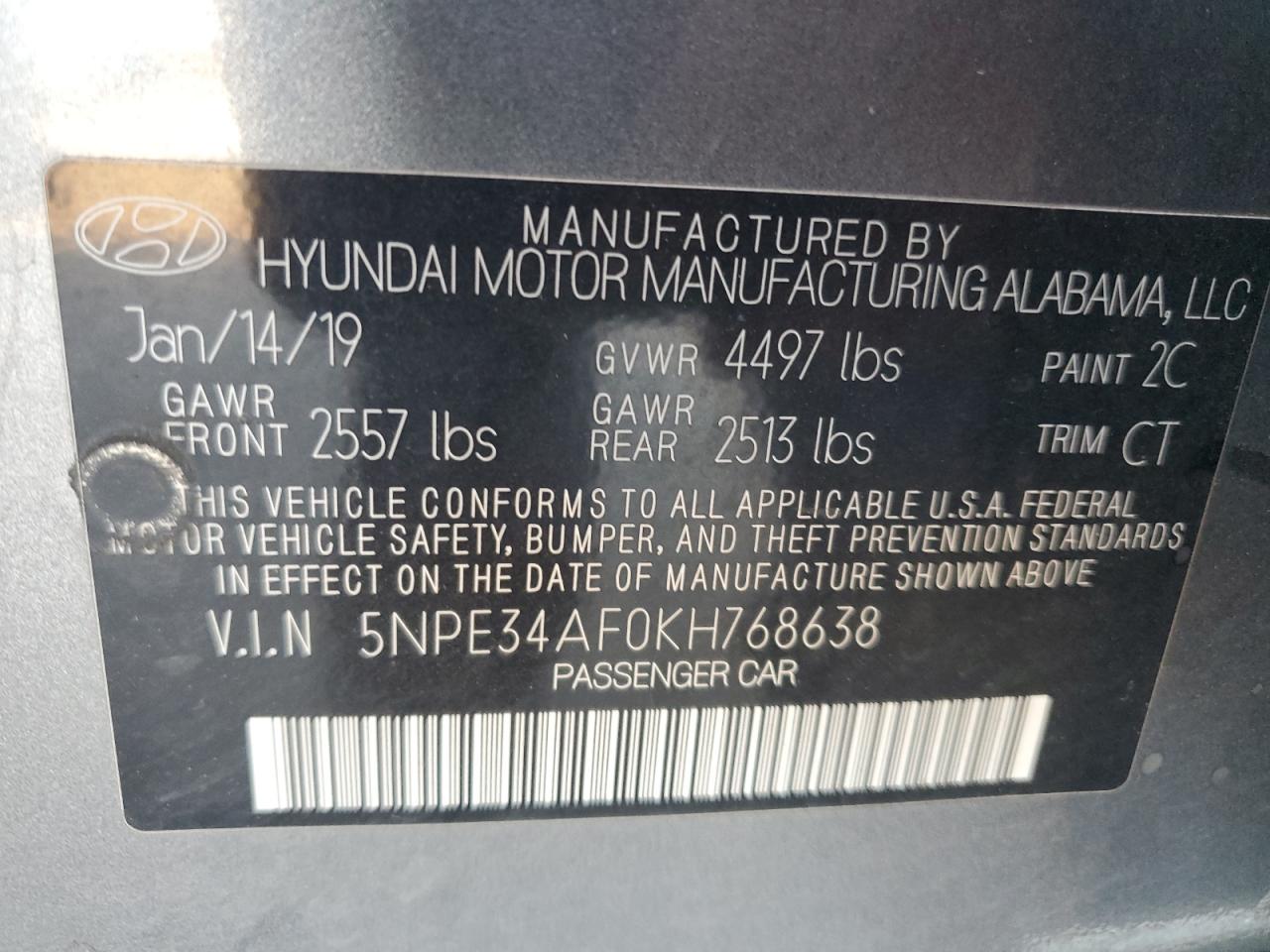 2019 Hyundai Sonata - Image 12