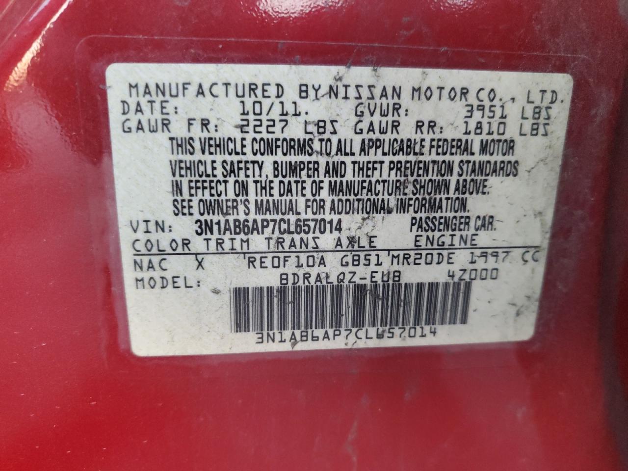 2012 Nissan Sentra - Image 15