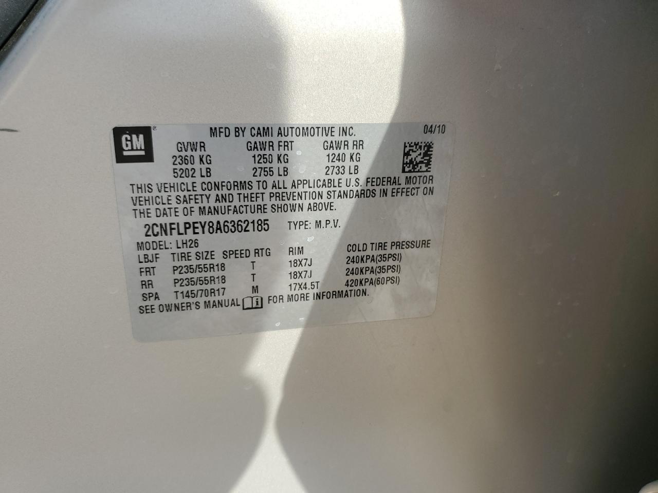 2010 Chevrolet Equinox - Image 15