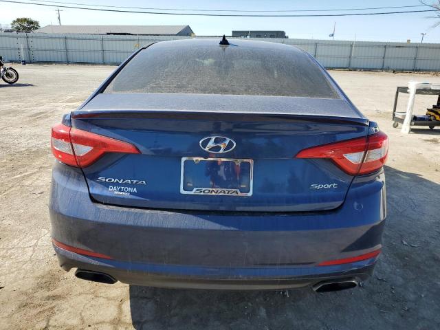  HYUNDAI SONATA 2017 Синий