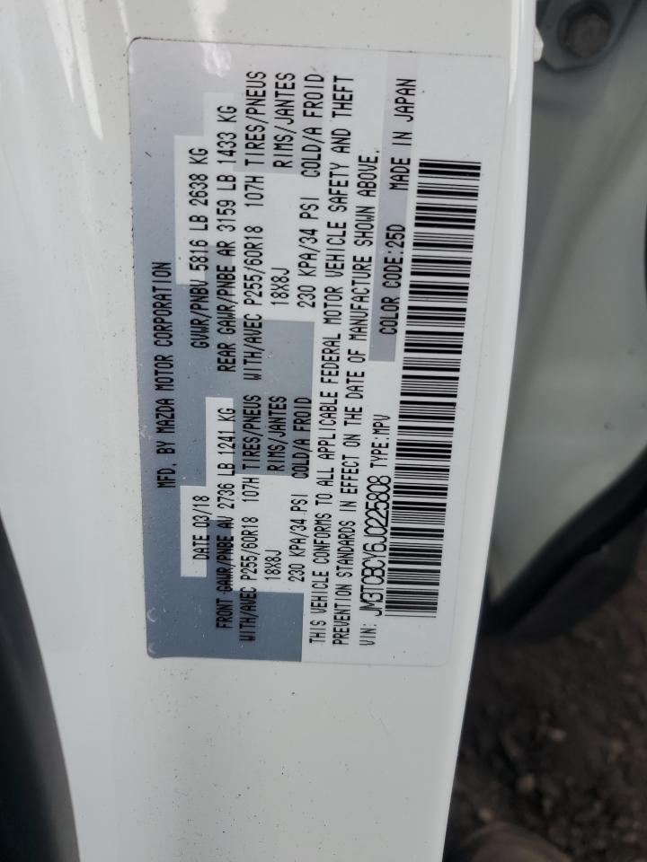 JM3TCBCY6J0225808 2018 Mazda Cx-9 Touring