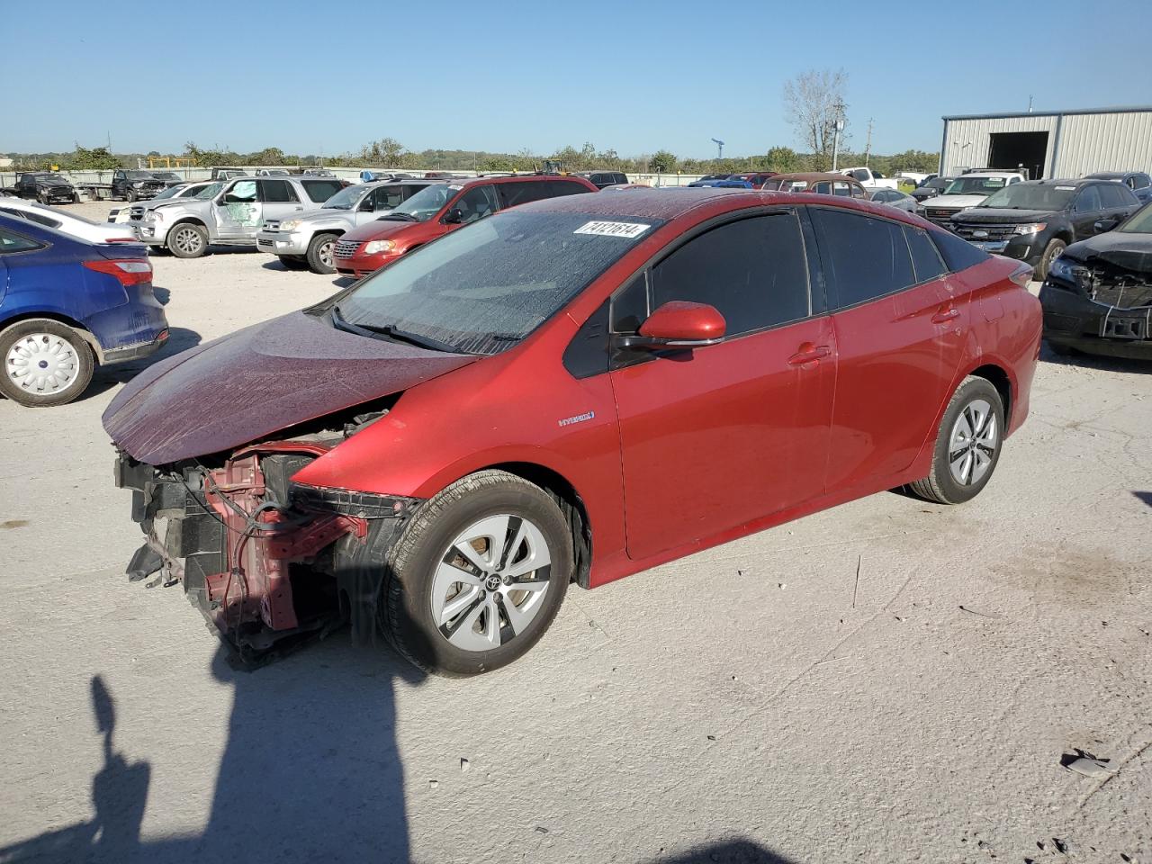 VIN JTDKARFU0H3537837 2017 TOYOTA PRIUS no.1