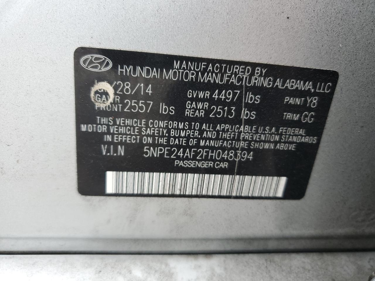 2015 Hyundai Sonata - Image 14