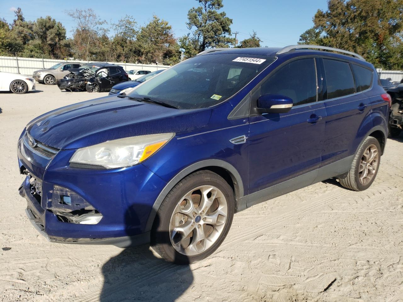 2014 Ford Escape Titanium VIN: 1FMCU0J9XEUC05416 Lot: 77451544