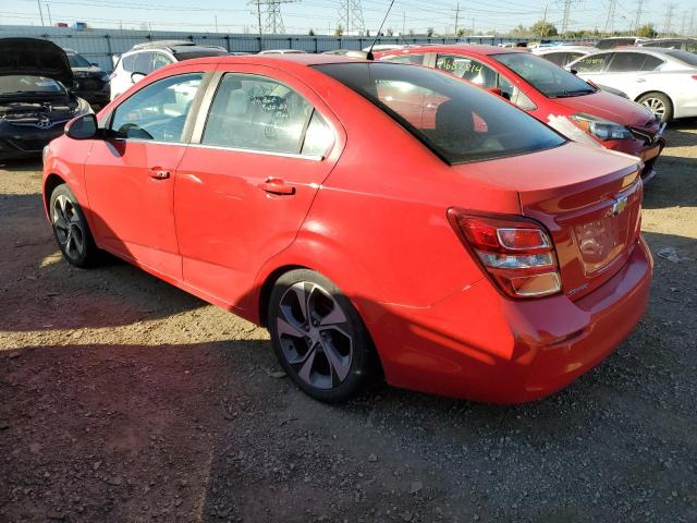  CHEVROLET SONIC 2019 Red