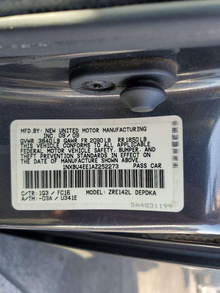 1NXBU4EE1AZ252273 2010 Toyota Corolla Base