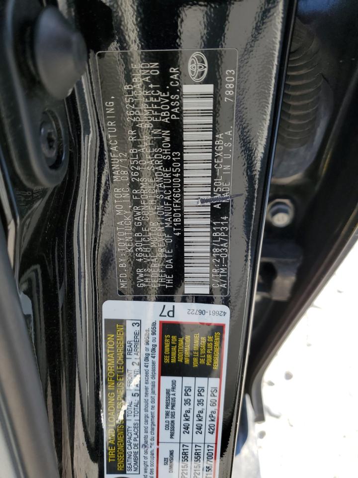 2012 Toyota Camry - Image 12