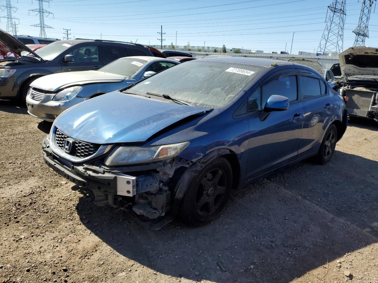 2013 Honda Civic Lx VIN: 2HGFB2F55DH507367 Lot: 72789654