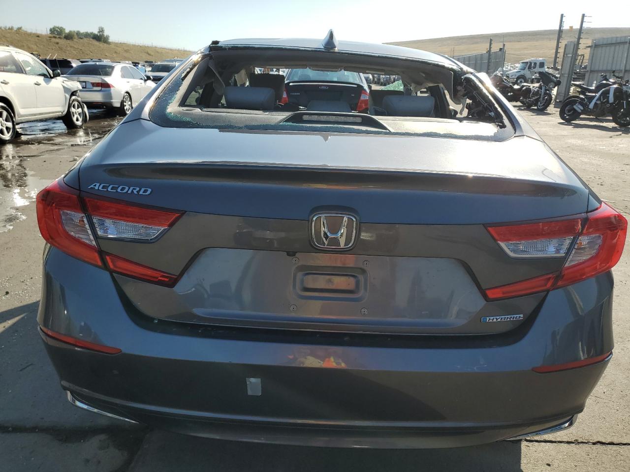 1HGCV3F57JA016180 2018 Honda Accord Hybrid Exl