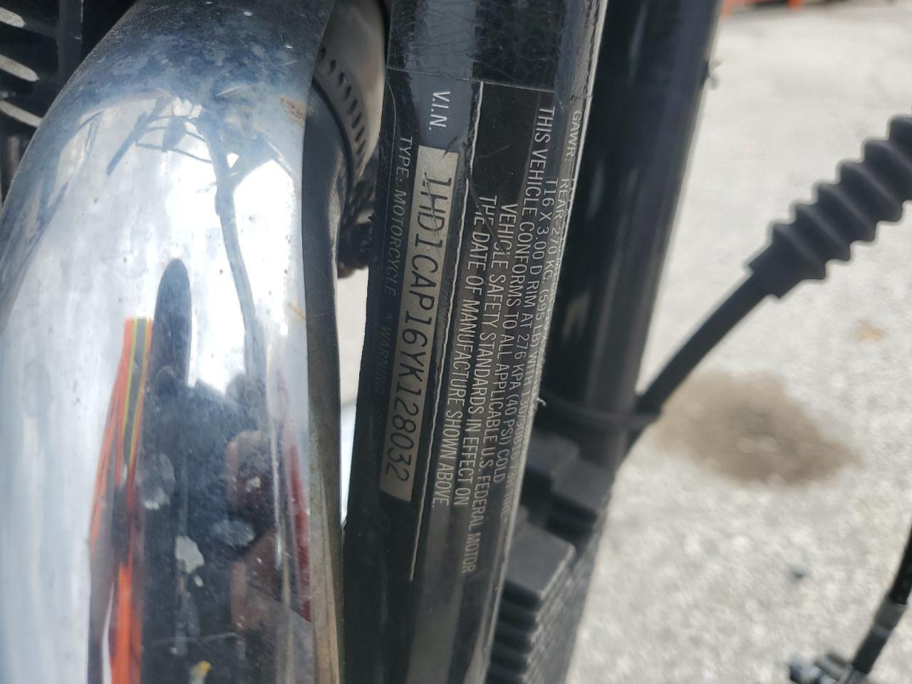 2000 Harley-Davidson Xl1200 VIN: 1HD1CAP16YK128032 Lot: 74534164