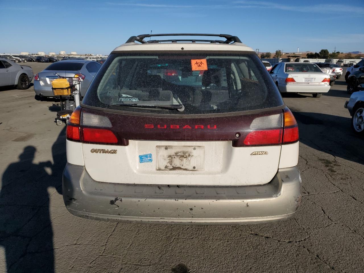 2000 Subaru Legacy Outback Awp VIN: 4S3BH6759Y7607393 Lot: 76943914