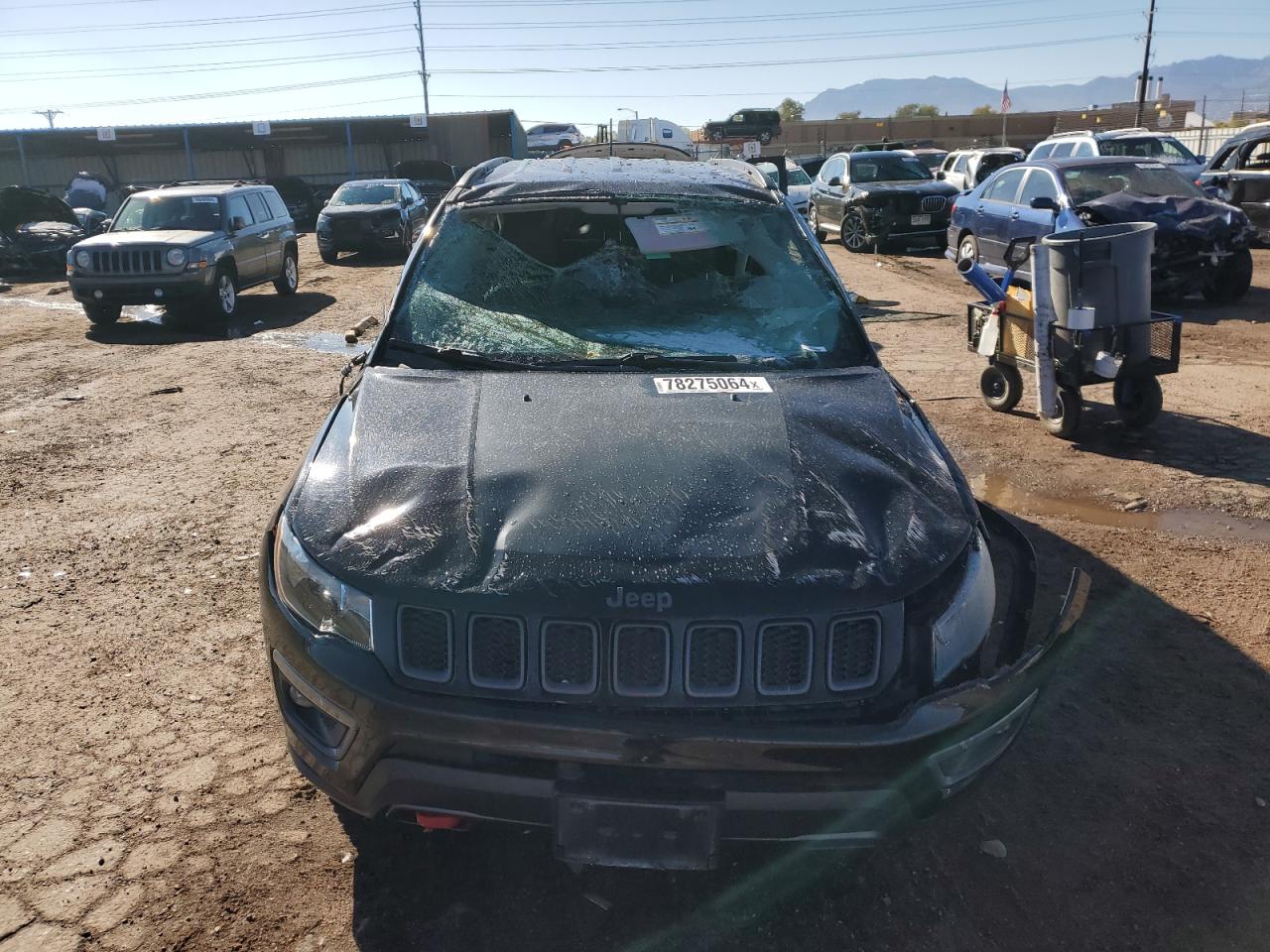 2018 Jeep Compass Trailhawk VIN: 3C4NJDDB9JT501222 Lot: 78275064