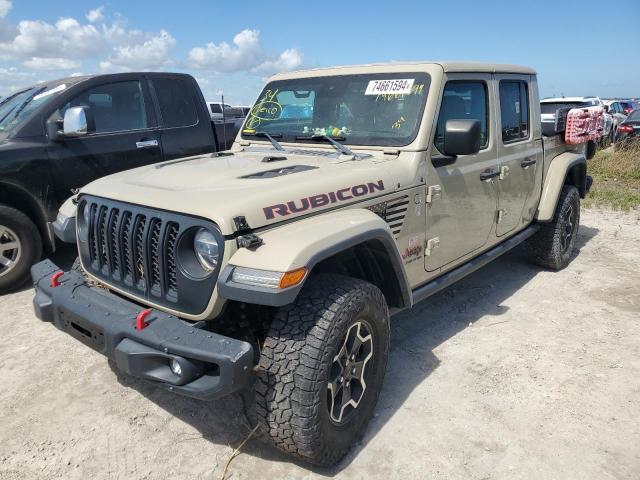 2020 Jeep Gladiator Rubicon за продажба в Riverview, FL - Water/Flood