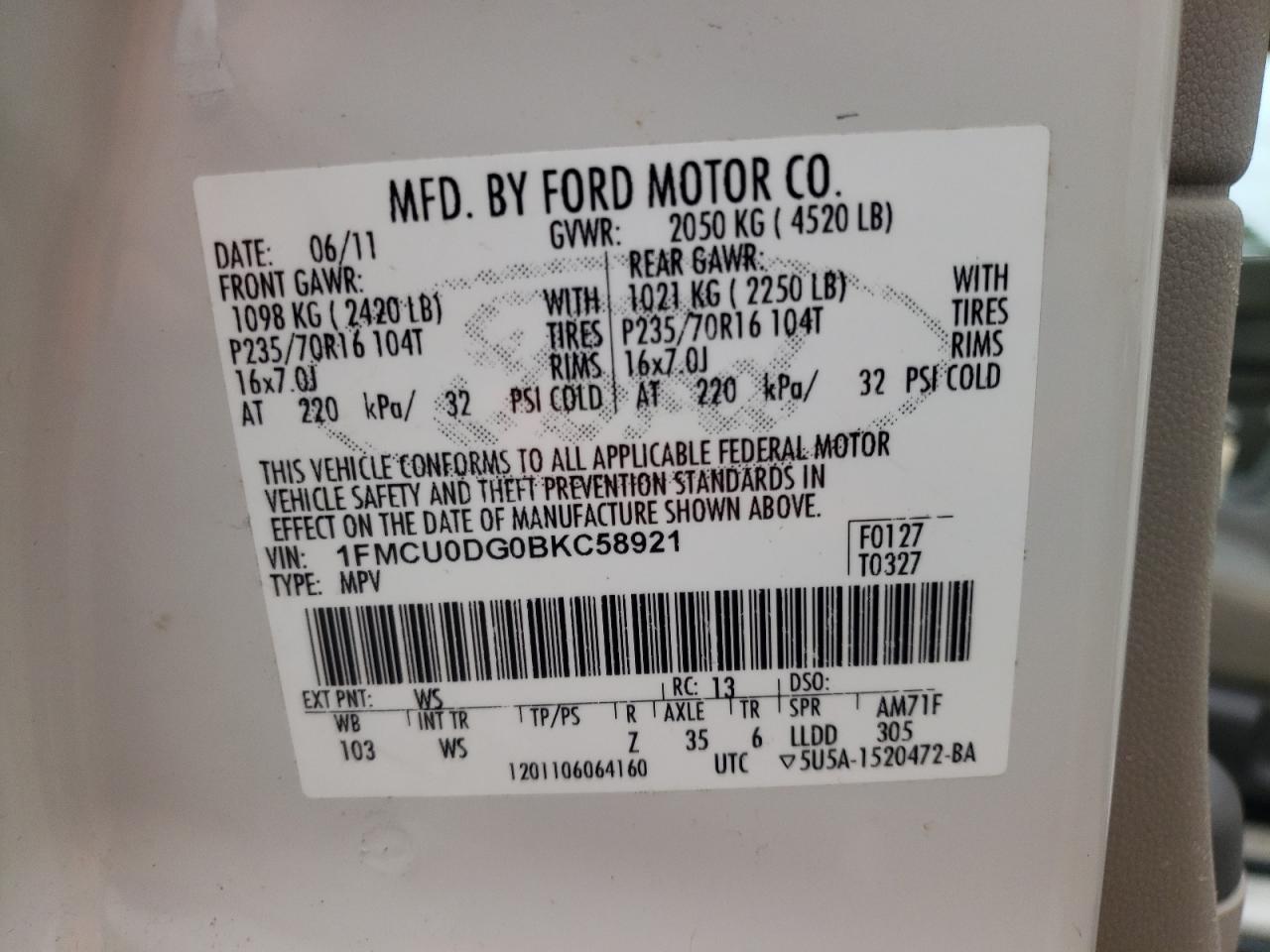 2011 Ford Escape - Image 13