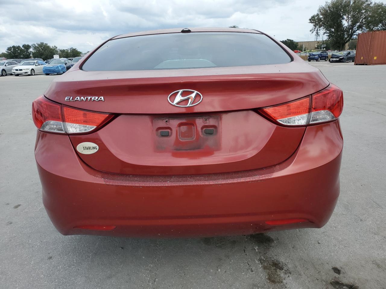 2012 Hyundai Elantra Gls VIN: KMHDH4AE3CU425801 Lot: 77975934