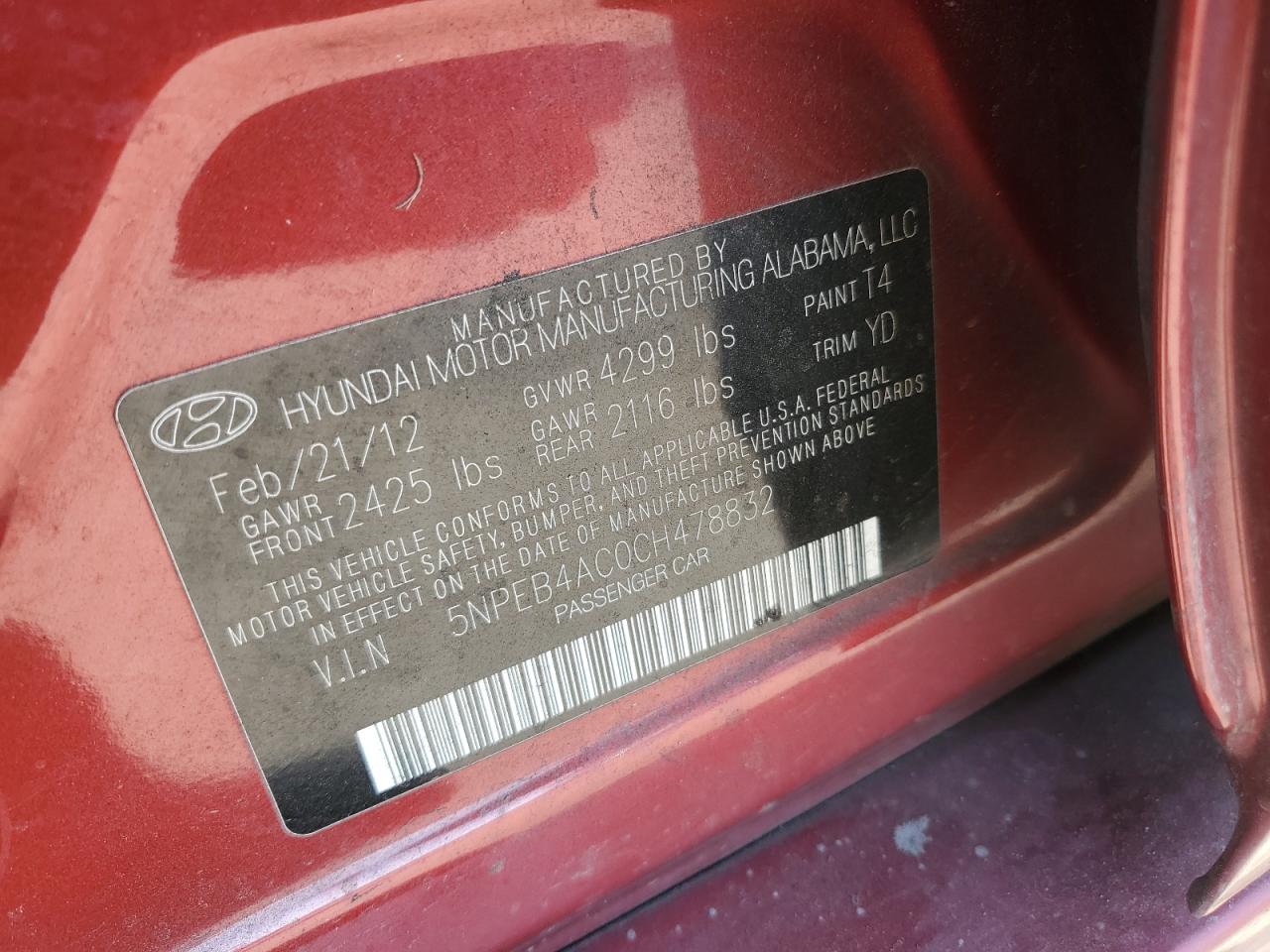 2012 Hyundai Sonata - Image 14