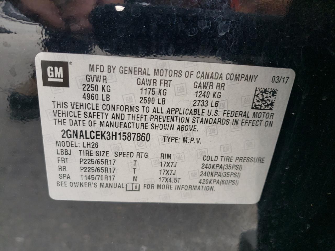 2017 Chevrolet Equinox - Image 15