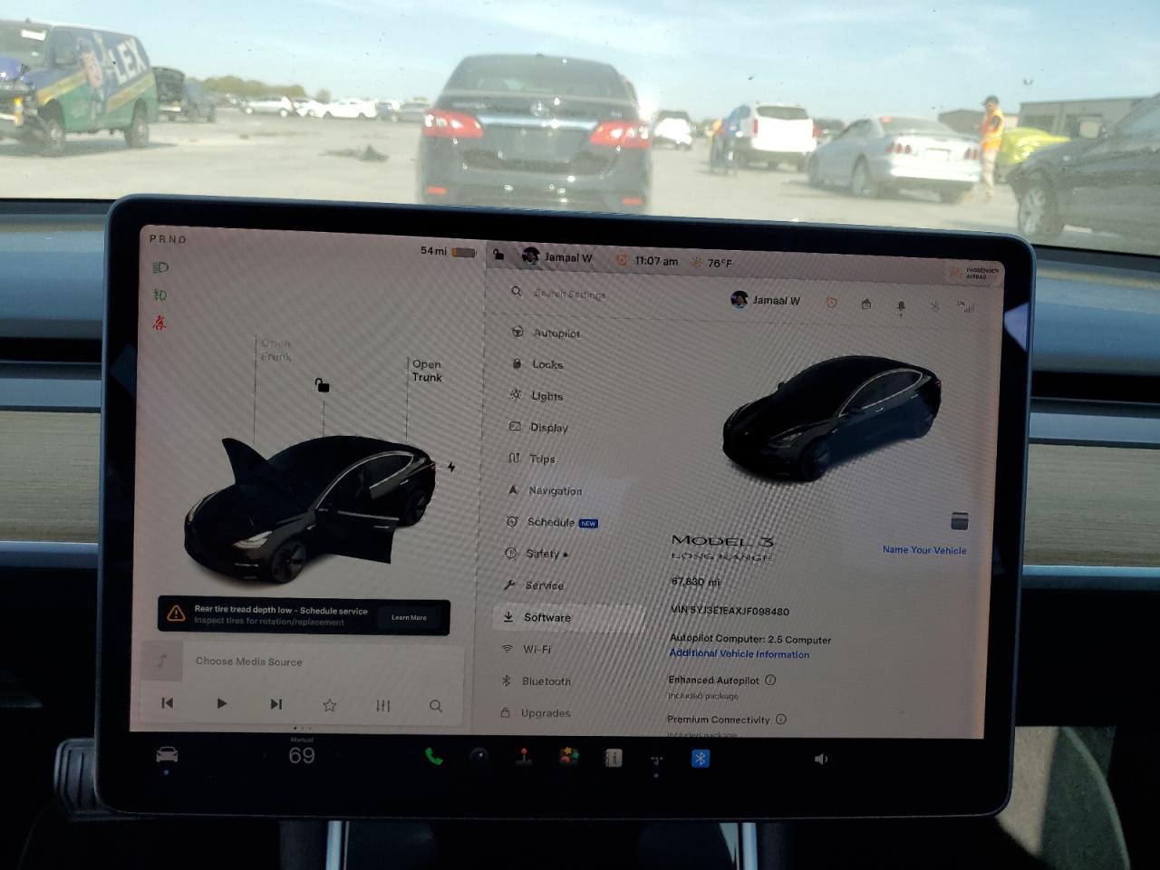 5YJ3E1EAXJF098480 2018 Tesla Model 3