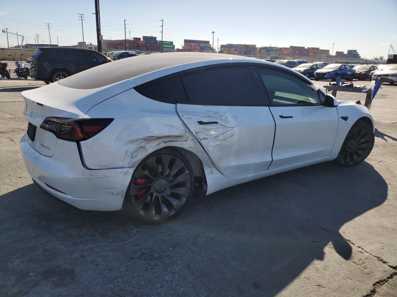 VIN 5YJ3E1EC0PF592583 2023 TESLA MODEL 3 no.3