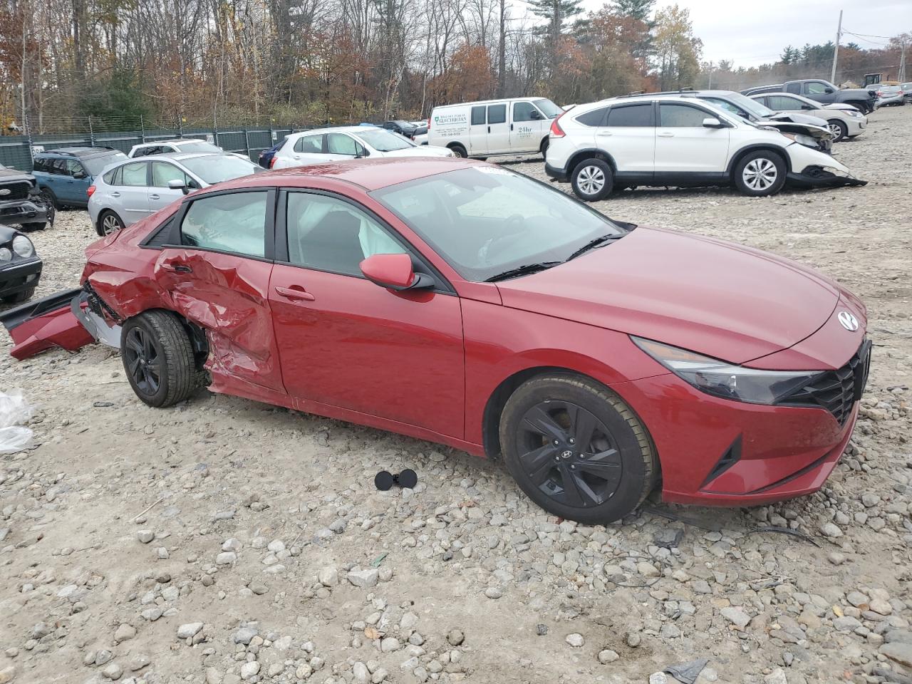 2021 Hyundai Elantra Sel VIN: KMHLS4AG8MU211855 Lot: 78386634