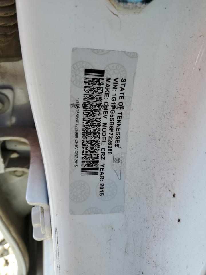 VIN 1G1PG5SB6F7226980 2015 CHEVROLET CRUZE no.12