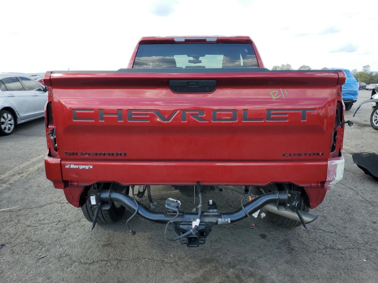 2022 Chevrolet Silverado Ltd K1500 Custom VIN: 1GCRYBEK4NZ197358 Lot: 74854604